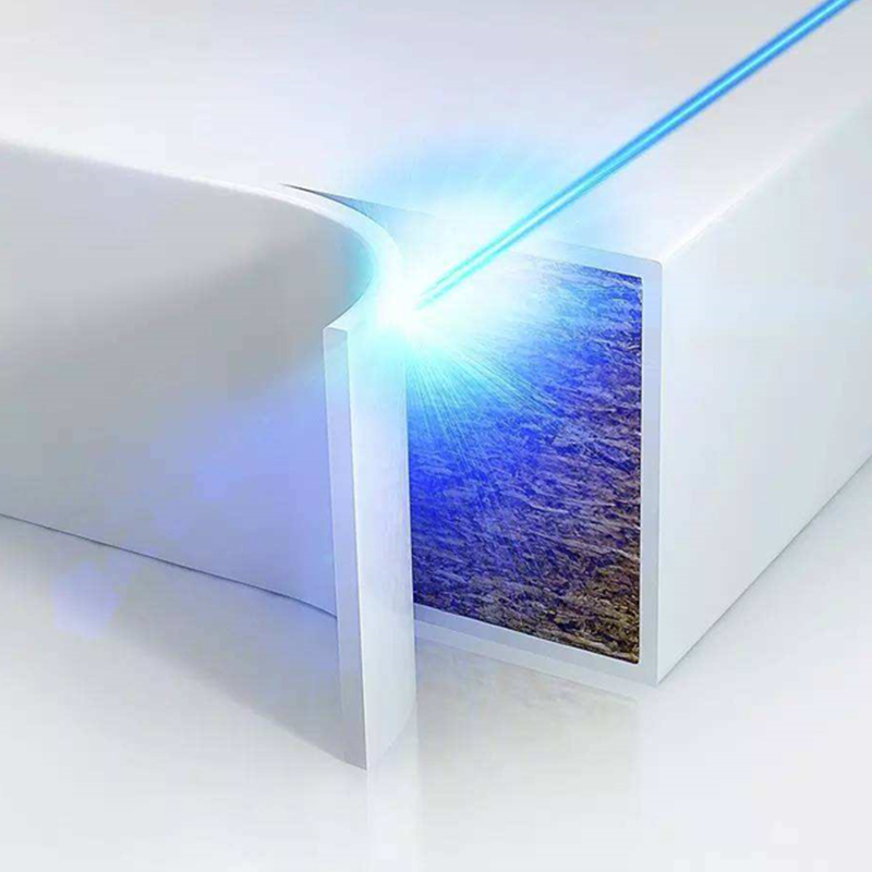 Технология за превръзка на горещ въздух или лазерно ръбче